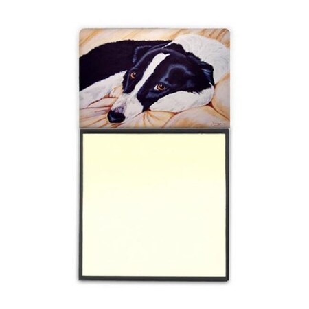 Carolines Treasures Carolines Treasures AMB1080SN Naptime Border Collie Sticky Note Holder AMB1080SN